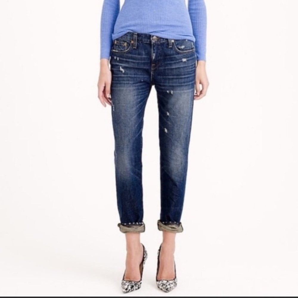 J Crew Broken In Boyfriend Jeans